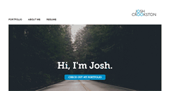 Desktop Screenshot of joshcrookston.com
